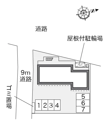 ★手数料０円★秦野市上大槻　月極駐車場（LP）